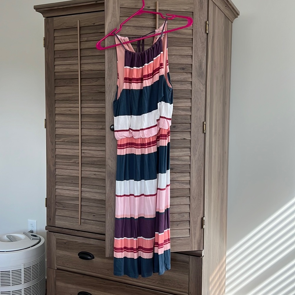 Loft striped sundress